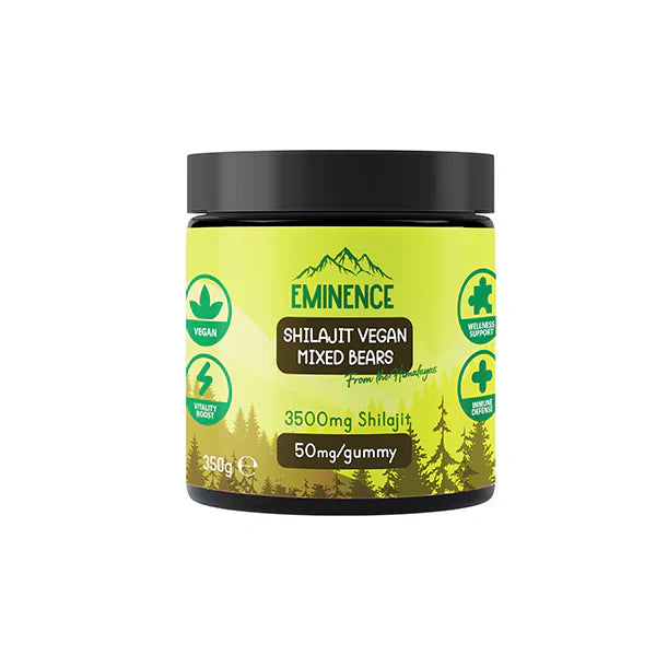 Eminence Shilajit Vegan Mixed Bears container on a white background